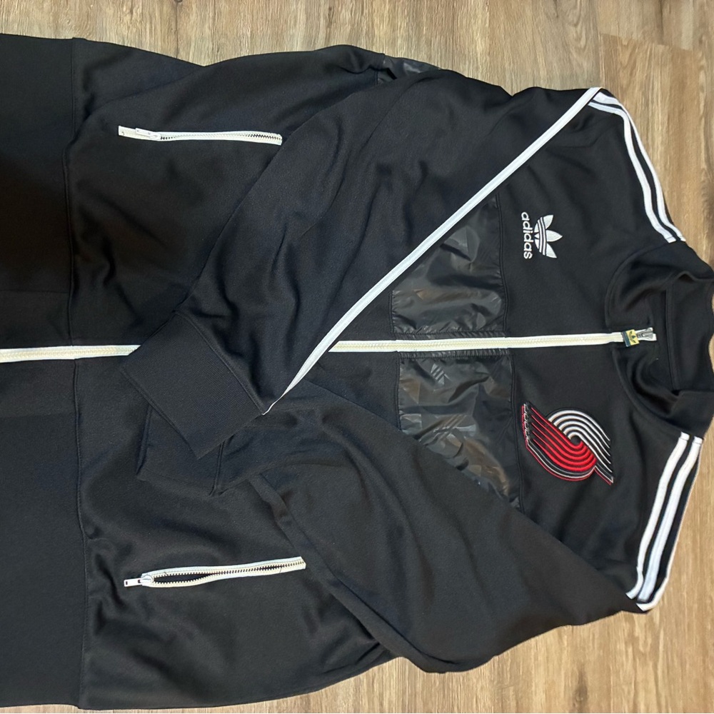 Adidas Black Blazers Jacket with Iconic Logo